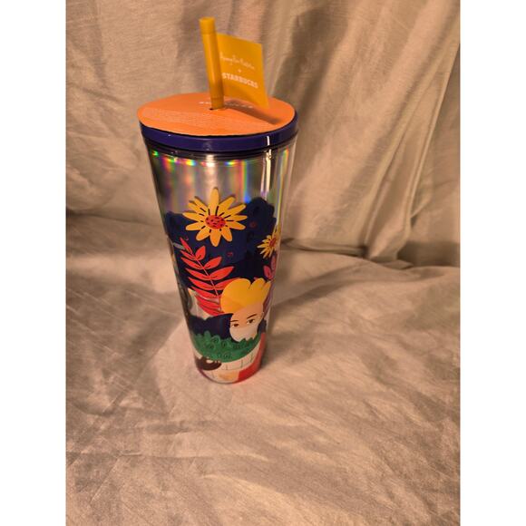 Starbucks 2024 Ananya Rao-Middleton Collection Holographic Cold Tumbler 24 oz. - Picture 3 of 5